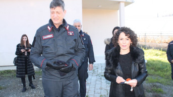 Pukovnik Stefano Fedele i Adrijana Hožić