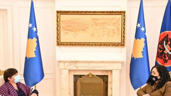 Vjosa Osmani i francuska ambasadorka Mari Kristin Bitel