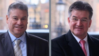 Gabrijel Eskobar i Miroslav Lajčak