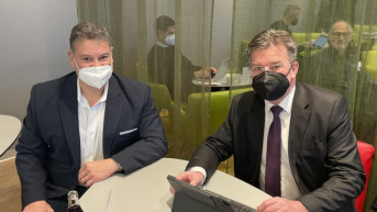 Gabrijel Eskobar i Miroslav Lajčak