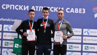 Nikola Mijailović sa osvojenim odličjem na prvenstvu Srbije u atletici Nikola Mijailović sa osvojenim odličjem na prvenstvu Srbije u atletici