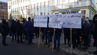 Protest u S. mitrovici