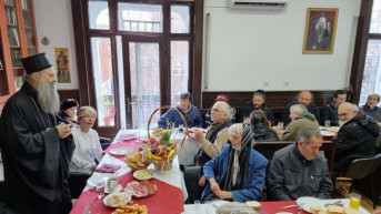 Patrijarh na Božićnom ručku