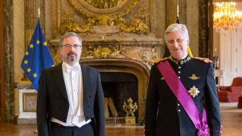 Agron Bajrami i belgijski kralj Fiilip