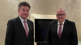 Miroslav Lajčak i Andreas Mihaelis