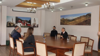 Jorn Rode sa gradonačelnikom Peći Jorn Rode sa gradonačelnikom Peći