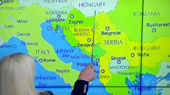 Mapa Srbije sa Kosovom