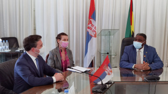 Selaković i premijer STP Selaković i premijer STP