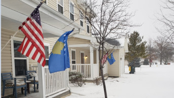 Zastave SAD i Kosova
