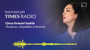 Vjosa Osmani za radio Tajms