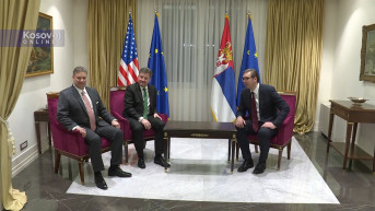 Vučić sa Eskobarom i Lajčakom