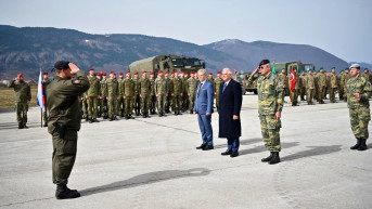 Đuzep Borelj u kampu Eufora u BiH
