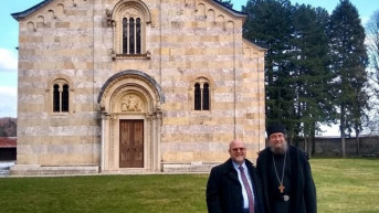 Džefri Hovenijer i otac Sava