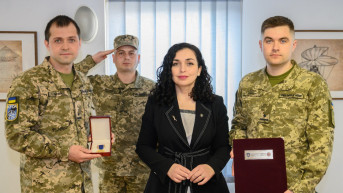 Osmani sa ukrajinskim vojnicima