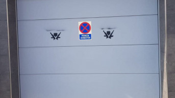 Grafit OVK na zgradi konzulata u Štutgartu Grafit OVK na zgradi konzulata u Štutgartu