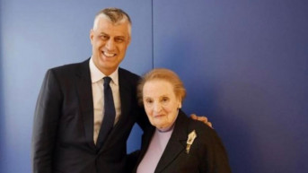 Hašim Tači i Medlin Olbrajt