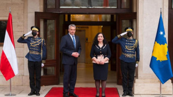 Karl Nehamer i Vjosa Osmani Karl Nehamer i Vjosa Osmani