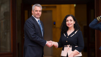 Karl Nehamer i Vjosa Osmani
