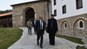 Majkl Devenport i iguman Sava Janjić