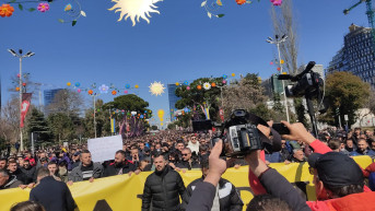 Protest građana u Tirani