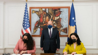 Vjosa Osmani i Džef Hovenijer