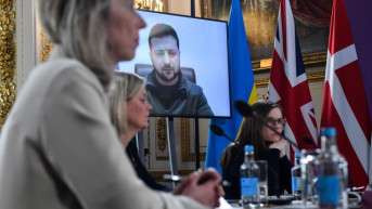 Zelenski na konferenciji