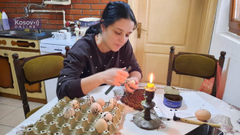 Šaranje jaja voskom Šaranje jaja voskom