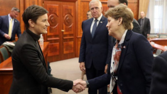 Ana Brnabić sa američkim senatorima Ana Brnabić sa američkim senatorima