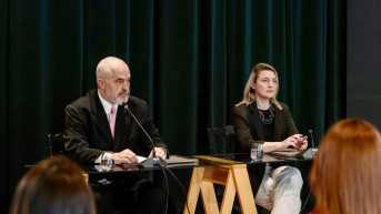 Edi Rama i Alva Margariti