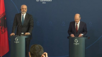 Edi Rama i Olaf Šolc
