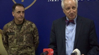 Rifat Ljatifi i italijanski komandant KFOR-a Rifat Ljatifi i italijanski komandant KFOR-a
