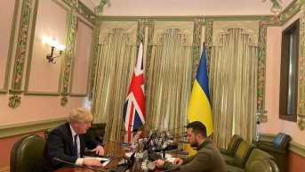 Volodimir Zelenski i Boris Džonson