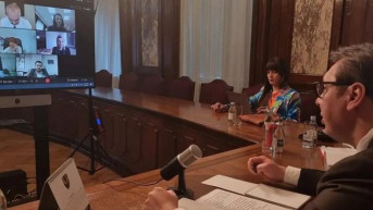 Vučić sa Ramom i Kovačevskim Vučić sa Ramom i Kovačevskim
