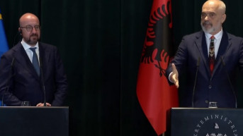 Šarl Mišel i Edi Rama