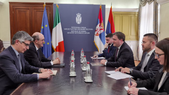 Nikola Selaković sa odlazećim ambasadorom Italije