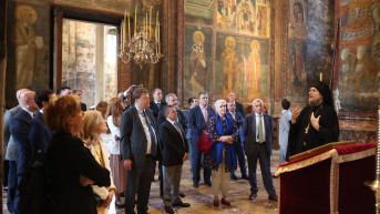 Ambasadori u manastiru Visoki Dečani Ambasadori u manastiru Visoki Dečani