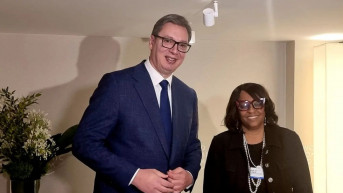 Aleksandar Vučić i Rita Džo Luis