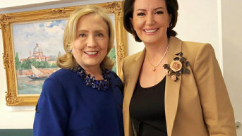 Jahjaga i Klinton