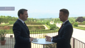 Nikola Selaković sa danskim šefom diplomatije Nikola Selaković sa danskim šefom diplomatije