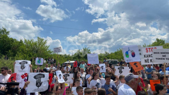 Protest u Klini Protest u Klini