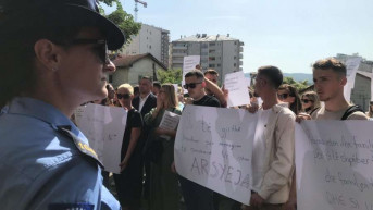 Protest zdravstvenih radnika