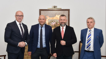 Rakić i Jevtić sa Zaracinom Rakić i Jevtić sa Zaracinom