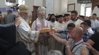 Slava u crkvi Svetog Đorđa u Prizrenu