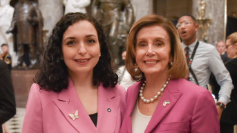 Vjosa Osmani i Nensi Pelosi
