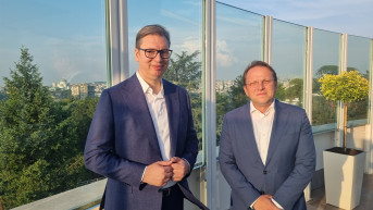 Aleksandar Vučić i Oliver Varhelji