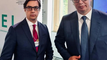 Stevo Pendarovski i Aleksandar Vučić