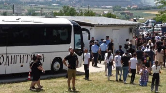 Gazimestan kraj skupa Gazimestan kraj skupa