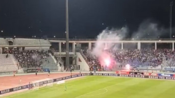 Grčka-Kosovo, neredi na tribinama Grčka-Kosovo, neredi na tribinama