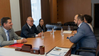 Milan Radojević sa otpravnikom ambasade Japan Milan Radojević sa otpravnikom ambasade Japan