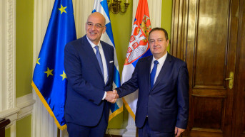 Nikos Dendijas i Ivica Dačić Nikos Dendijas i Ivica Dačić